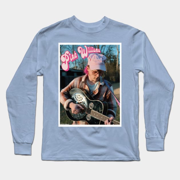 Pink Williams Retro Portrait Long Sleeve T-Shirt by Pink's Mercantile  